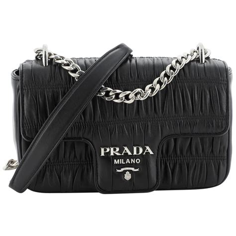 prada gaufre chain bag